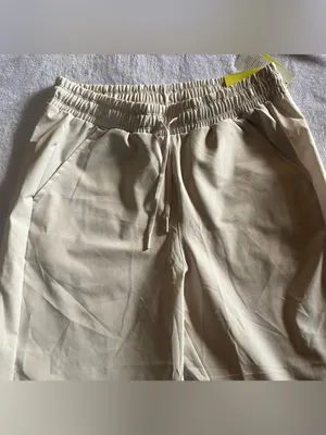 all in motion Cream Cropped Drawstring Pants thumbnail 4