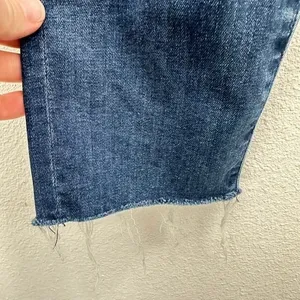 AGOLDE Size 28 High‎ Rise Ankle Crop Raw Hem Slim Straight Leg Denim Jeans thumbnail 5