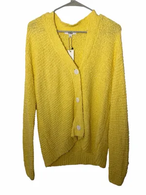 BB Dakota Bonfire Cardigan Yellow Size L thumbnail 2
