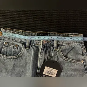 White Fox Boutique Take My Picture Denim Maxi Skirt – Blue Wash. size XS. NWT thumbnail 11