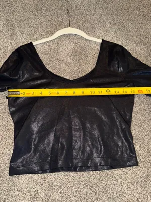 Lululemon Align Long Sleeve Shine Radiate Foil Crop Top thumbnail 2