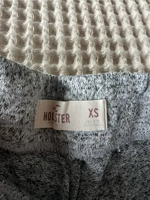 Hollister Heather Gray Knit sweatpants thumbnail 3