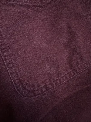 Woolrich Burgundy Faded Button Up Shirt Men’s M Vintage Feel thumbnail 8