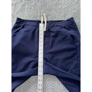 Figs Jogger Women Zamora Navy Blue‎ Taper Technical Scrub Size Medium Short thumbnail 9