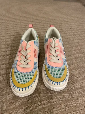 Nicole Miller Crochet Tennis Shoes thumbnail 2