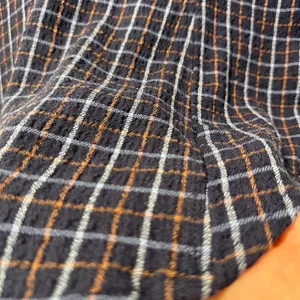 Pilcro Anthropologie Womens-S Blouse Blue Plaid‎ Ruched Button Front Flannel thumbnail 11