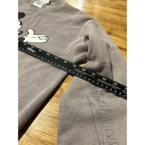 WALT DISNEY WORLD Sweatshirt Small Grey Vintage Mickey Mouse Autograph‎ Crewneck thumbnail 7