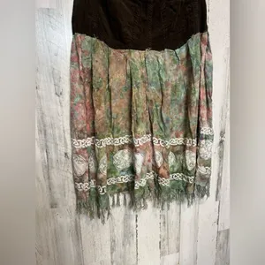 Midi maxi skirt Green Size 10 thumbnail 2