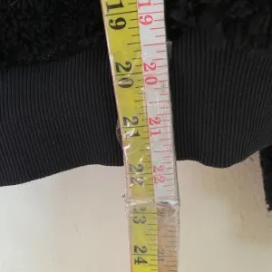 Lululemon Textured Fleece 1/2‎ Zip Black size 4 sherpa hooded thumbnail 9