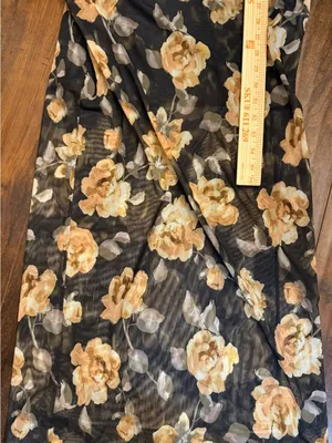 NWT Favorite Daughter Sheer Fantasy Maxi Dress Golden Flowerbed Small thumbnail 9