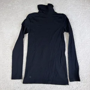 Women's Lululemon Size 6 Turtle Neck Base Layer Long Sleeve Athletic Running thumbnail 4