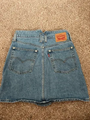 Levi’s Denim Jean Skirt Blue thumbnail 2