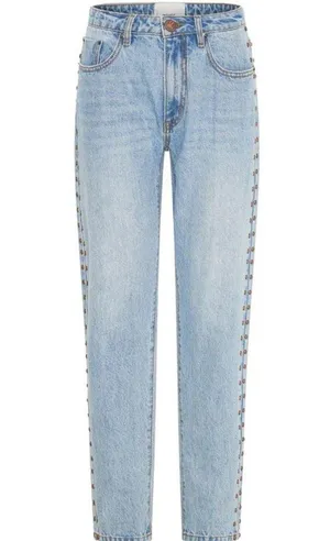Free People / One Teaspoon Awesome Baggies High Waist Straight Leg Denim Jeans thumbnail 1