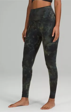 Lululemon Align Pant 25" *Diamond Dye Diamond Dye Graphite Grey Bronze Green thumbnail 1