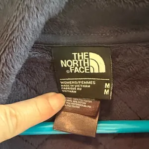 The North Face‎ Quilted Fleece Lined Jacket Navy Womens M Caroluna Fit & Flare thumbnail 2