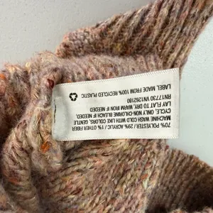 A New Day Cable Knit Sweater Womens Medium Marled Pink Multi Cozy Fall Casual thumbnail 8