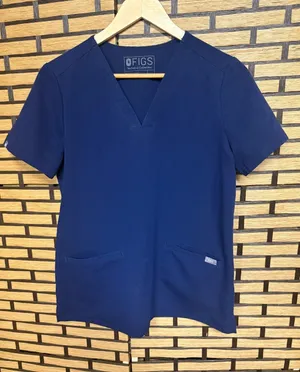 Figs navy technical collection scrub top size small thumbnail 1
