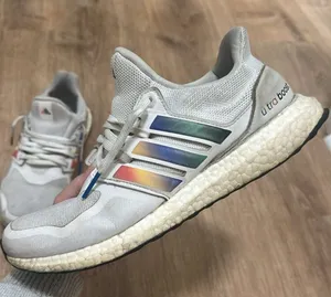 Adidas | Woman's Ultraboost S&L Pride White Rainbow Running Shoes, Size‎ 8.5 thumbnail 1