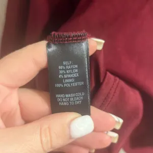 ✨Lulu’s Believe in Love Wine Red Backless Skater Sz Large Maroon Dress✨ thumbnail 14