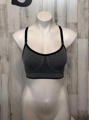 PUMA Grey Heather Seamless Padded Sports Bra Womens Size Small Racerback thumbnail 1
