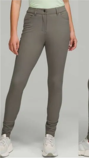 Lululemon City Sleek Slim-Fit 5 Pocket HR Pant Size‎ 32 Grey Sage thumbnail 1