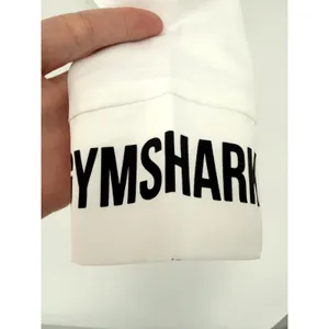 Gymshark Hoodie Windbreaker Cropped Oversized XS White Logo Pouch Pocket Active thumbnail 5