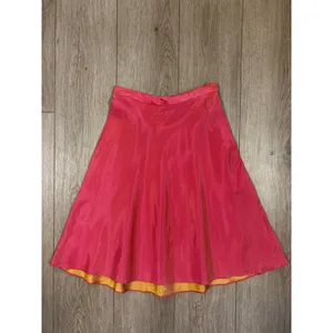 Vintage Michaelangelo Pink Iridescent Circle Skirt Made in USA Size 4 High Waist thumbnail 4