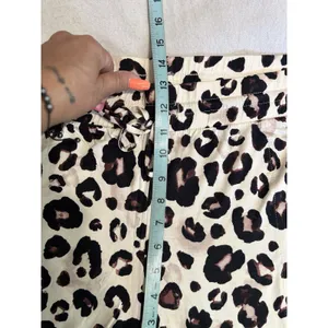 Stars Above Leopard Print Pajama Pants Size 2X Wide Leg Elastic/Tie Waist thumbnail 8