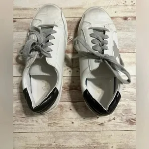 White Sneakers Size 8.5 Women's Shoes Walking Trendy thumbnail 10