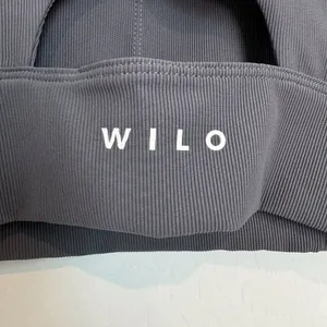 Wilo The Label Sports Bra Size XS Base Ribbed Longline Cutout Crop Top Capsule‎ thumbnail 6