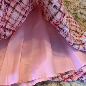 Tibi Tweed Pink Lined Skirt Size 6 Wool Linen Blend thumbnail 10