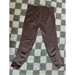 Aerie Chill Play Move Seamless Ribbed cropped Leggings thumbnail 2