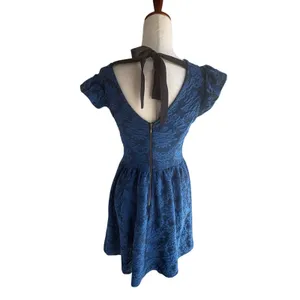Xhilaration Navy Blue and Black Dress XS thumbnail 3