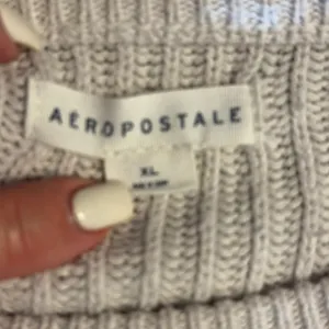 1725 | Aeropostale Ribbed Knit Cropped Boxy‎ Sweater Oatmeal Womens XL thumbnail 5