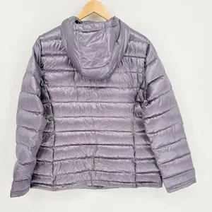 Andrew Marc‎ Puffer Jacket Womens XL Lilac Purple Packable Premium Down Hooded thumbnail 3