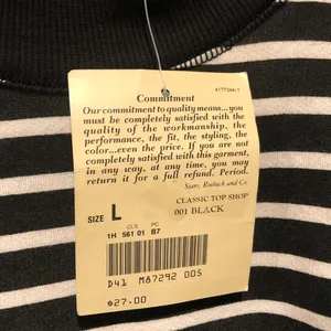 Vintage Sears Roebuck and Co. Striped Crewneck Sweater thumbnail 3