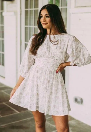 These Three Boutique Floral Dress thumbnail 1