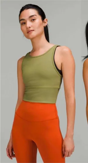 Lululemon Power Pivot Ribbed Tank Top‎ Size 4 thumbnail 1