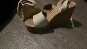 Steve Madden Beige Wedges thumbnail 2