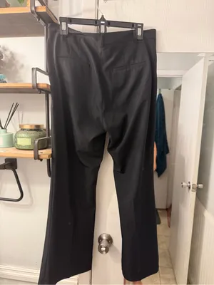 Banana Republic Black Wide-Leg Dress Pants thumbnail 6