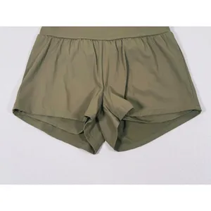 Halara Super High Waisted 2-in-1 Shorts Large Green Running Athletic Gym Workout thumbnail 6