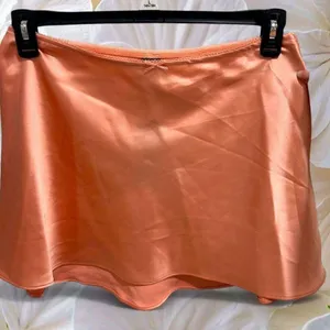 Peach Satin Soft Skirt thumbnail 1