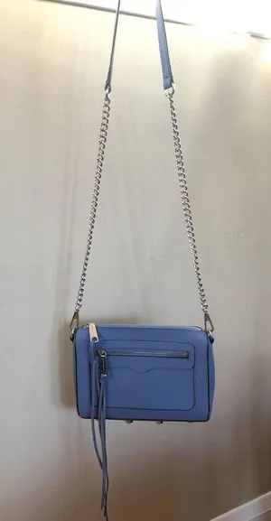 Rebecca Minkoff Blue Avery Leather Crossbody Bag thumbnail 2