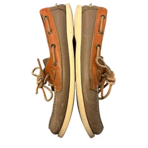 Dooney & Bourke Vintage Leather Boat Shoes Gray Brown Loafers Preppy Size 8 thumbnail 7