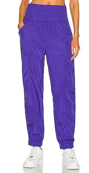 Free People The Way Home Jogger Pant XS Blue Purple thumbnail 1