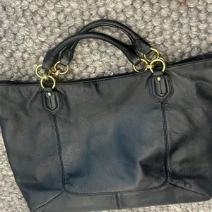 Coach Campbell Black Leather Satchel Bag G1320- F24845 thumbnail 8