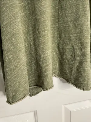 Free People Beach Heather Green Draped Cowl Neck Lightweight Pullover Size S/M thumbnail 4