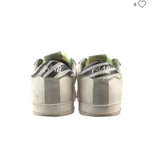 P448 Gray and White Lace-Up Sneakers thumbnail 4