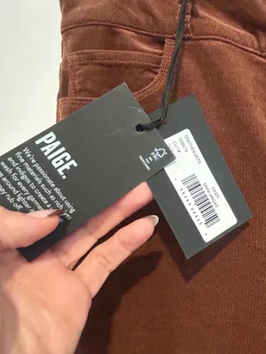 Paige Cindy High-Rise Straight Corduroy Pants size 25 NWT thumbnail 6