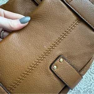 Michael Kors Brown Leather Satchel thumbnail 7